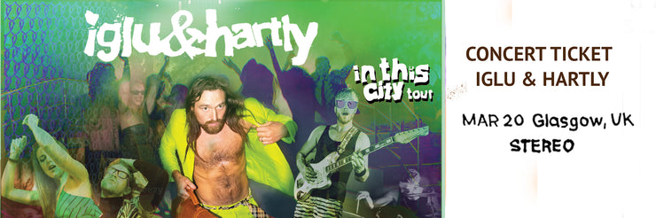 I&H Concert Ticket, GLASGOW, SCOTLAND MAR 2026