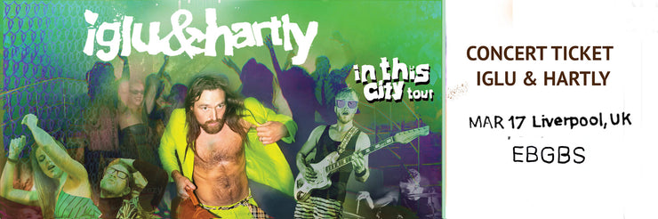 I&H Concert Ticket, LIVERPOOL,UK MAR 2026